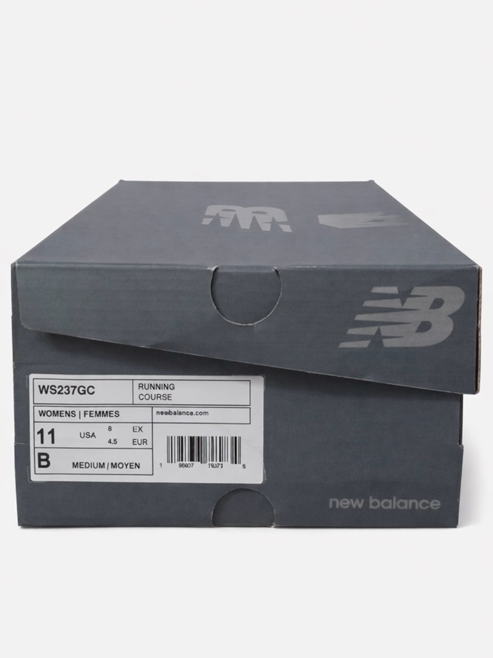 New Balance Women's Pink and Navy Suede Lace-Up Sneaker - Picture 4 of 6